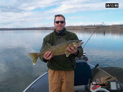 26 inch walleye at Nipawin Saskatchewan